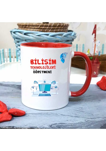 Bilişim Teknolojileri Öğretmenine Özel Öğretmenler Günü Hediyesi Kişiye Özel Kupa Bardak