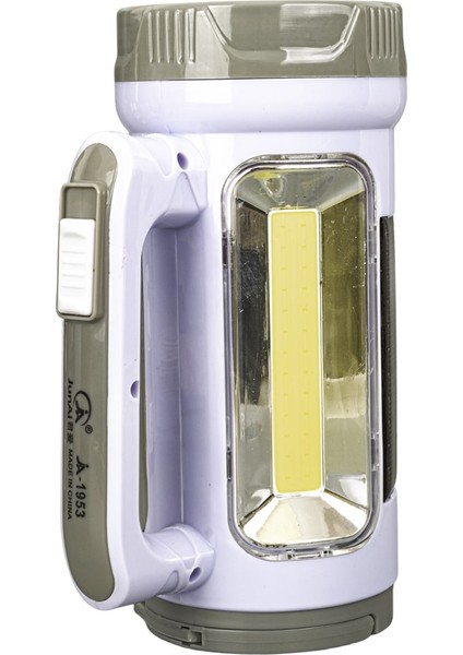 Powermaster JA-1953 5W Solarlı+Şarjlı El Fenerli Işıldak (Om-27)