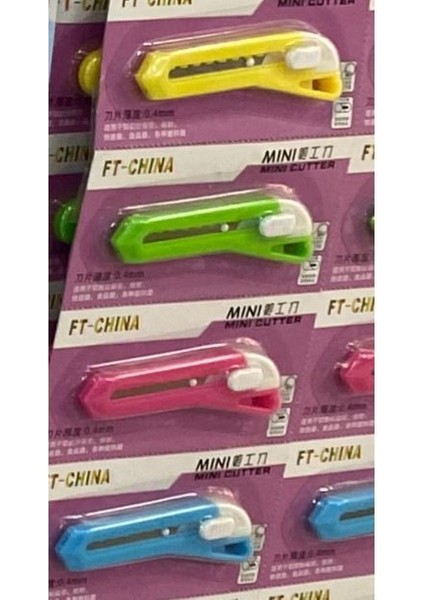 Powermaster PM-24784 Çelik Bıçaklı Mini Tekli Falçata Maket Bıçağı