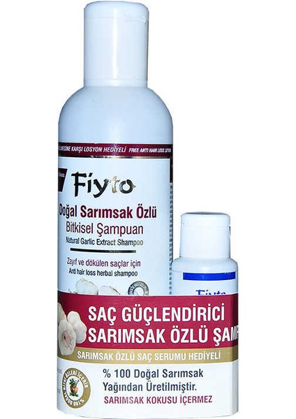 Doğal Sarımsak Özlü Şampuan 500 ml