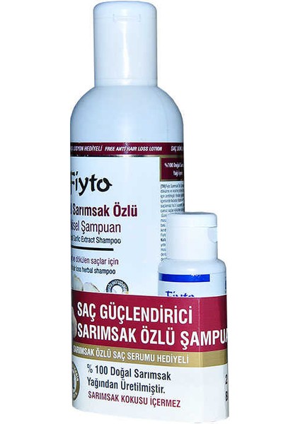 Doğal Sarımsak Özlü Şampuan 500 ml modelleri