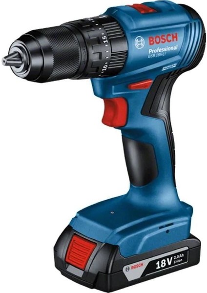 Bosch Gws 180-LI + Gsb 185 Akülü Taşlama ve Darbeli Matkap Seti