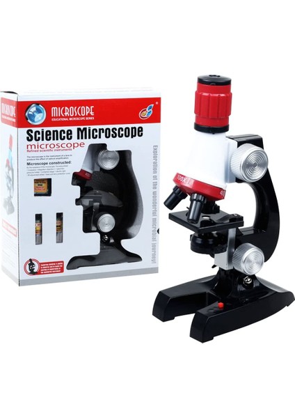 Nikula Eğitici Mikroskop Kiti Zoom Led Işıklı 100x 400x 1200x St1200x