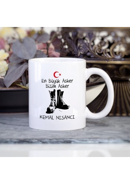 Kişiye Özel En Büyük Asker Bizim Asker Kupa Bardak