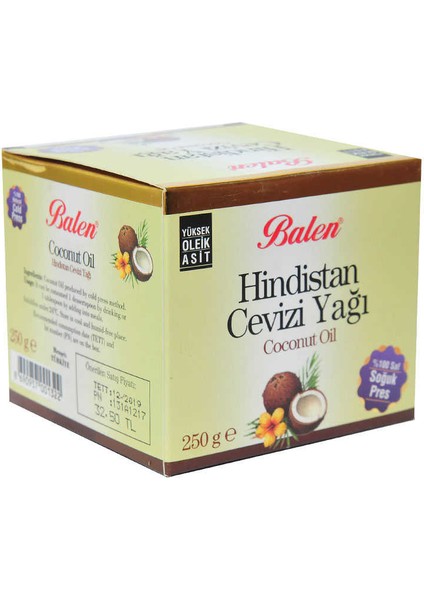 Hindistan Cevizi Yağı Soğuk Pres 250 gr Cam Şişe modelleri