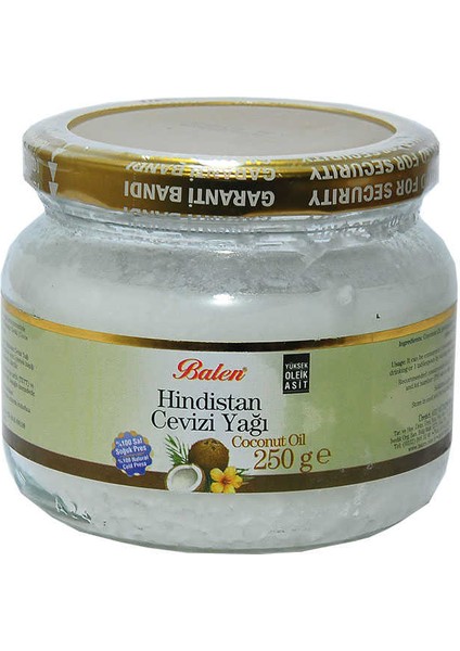 Hindistan Cevizi Yağı Soğuk Pres 250 gr Cam Şişe indirimleri