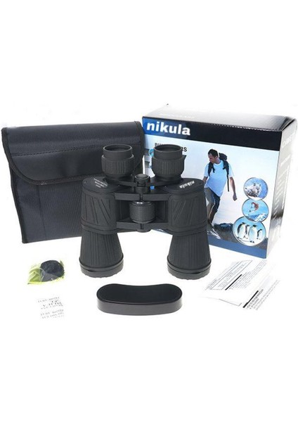 Nikula 10x50 Profesyonel El Dürbünü - Mavi Mercek - Süper Netlik - 1000m/56m-
