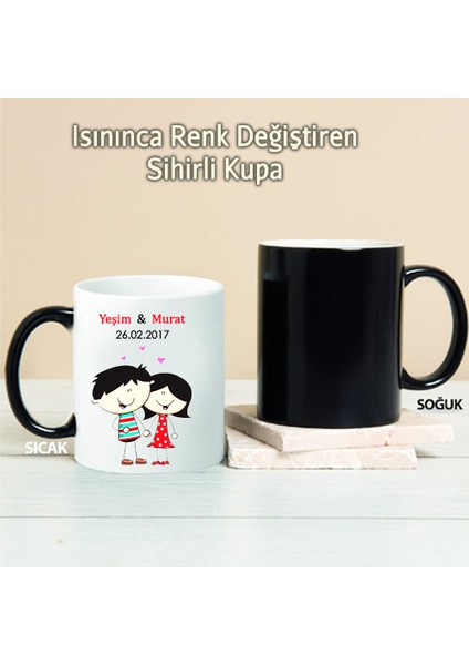 Seni Ilk Günkü Gibi Seviyorum Kişiye Özel Sihirli Kupa PI89