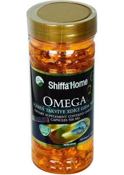 Shiffa Home Omega3 Yumuşak 500 Mg x 150 Kapsül