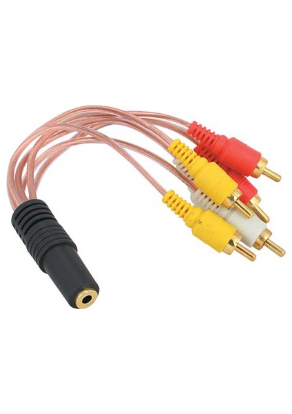 OEM Powermaster 3.5 mm Stereo Dişi / 6 Rca Erkek 5+1 Kablo