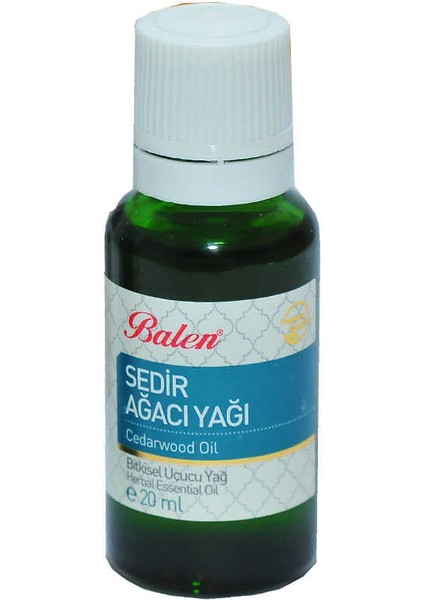 Sedir Ağacı Yağı (Distilasyon) 20 ml Cam Şişe