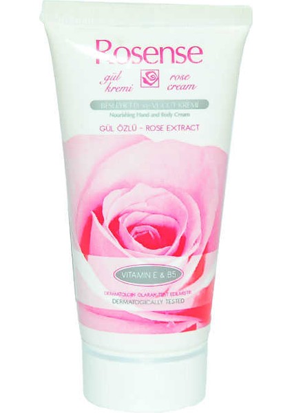 Gül Özlü Besleyici El ve Vücut Kremi 75 ml