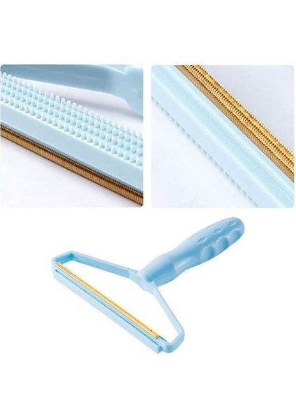 Çift Taraflı Elbise Kazak Plastik Kumaş Tüy Alma ve Tiftik Temizleyici Toplayıcı Taşınabilir