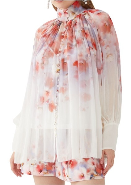 Renkli Şifon Bluz indirimleri