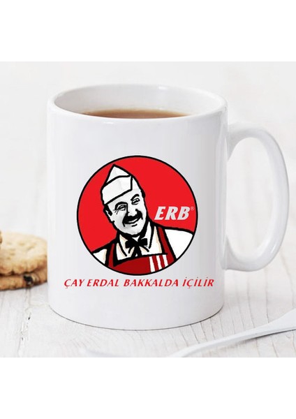 Çay Erdal Bakkalda Içilir Kişiye Özel Kupa PI239