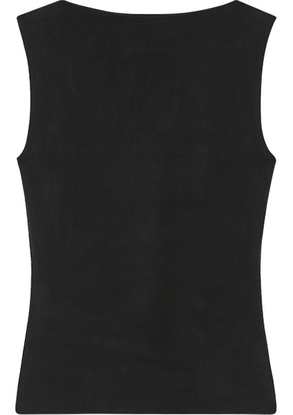 Kadın Cupro Jersey Bluz