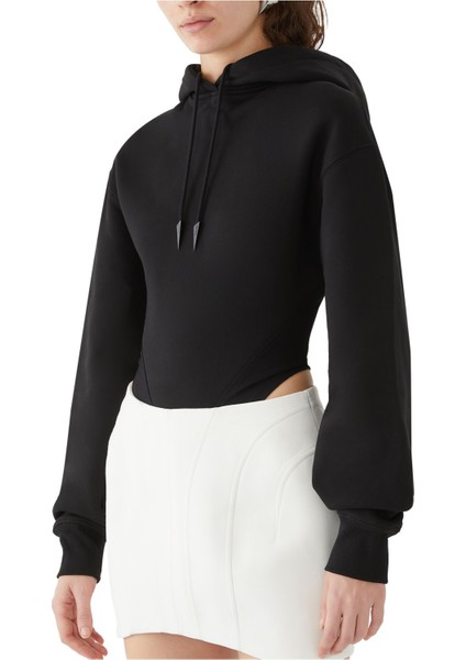 Şık Kapüşonlu Bodysuit indirimleri