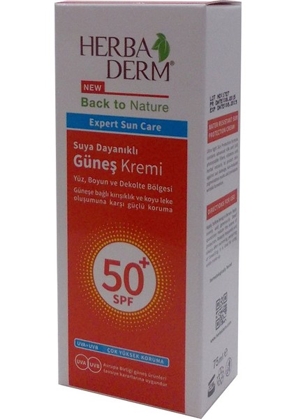 Güneş Kremi 50 Faktör Spf 75 ml modelleri
