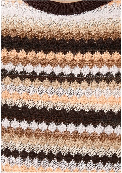 Çizgili Pamuk ve Viskon Askılı Bluz fırsatları