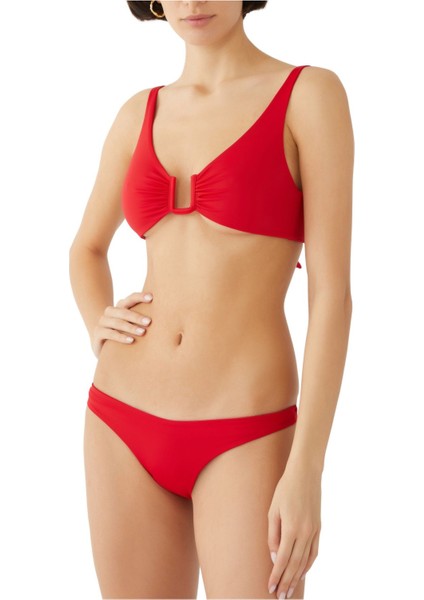 Palma Bikini Üstü - Kırmızı