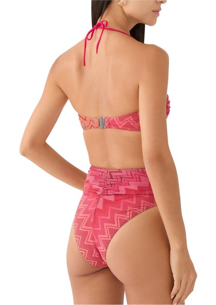 Zig Zag Lamé Esnek Naylon Bikini modelleri