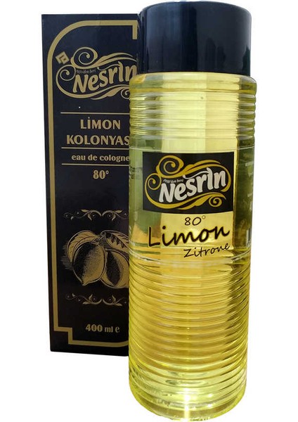 Limon Kolonyası 80 Derece Pet Şişe Kutulu 400 ml - Eau De Cologne