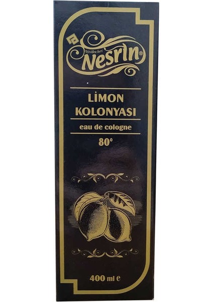 Limon Kolonyası 80 Derece Pet Şişe Kutulu 400 ml - Eau De Cologne