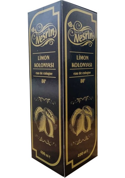 Limon Kolonyası 80 Derece Pet Şişe Kutulu 400 ml - Eau De Cologne