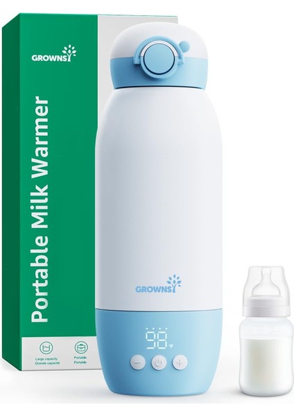 Taşınabilir Biberon Isıtıcı, 600 Ml, Hızlı Isıtma, 10.000 Mah Batarya, Usb-C Şarj