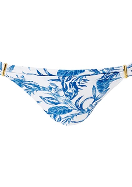 Positano Mavi Yaprak Bikini Altı