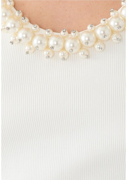 Şık Taşlı Askılı Bluz fırsatları