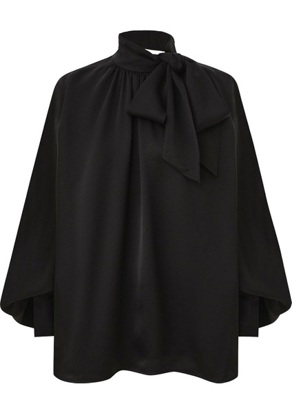 Şık Kravat Yaka Bluz