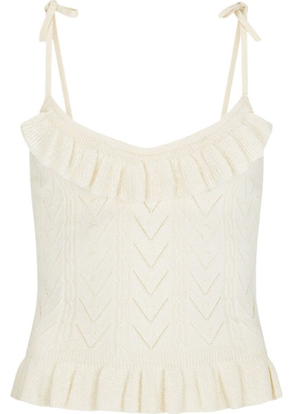 Kadın Kısa Triko Bluz