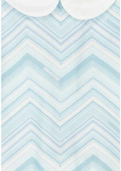 Zigzag Desenli Bebek Tulumu Seti - Açık/ pastel Mavi modelleri