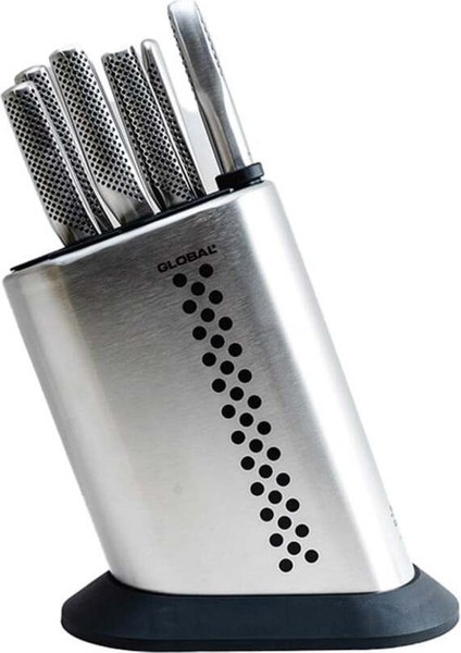 Küresel Bıçak Bloğu, 7'li Set, Japon Üretimi Kaliteli Mutfak Bıçakları