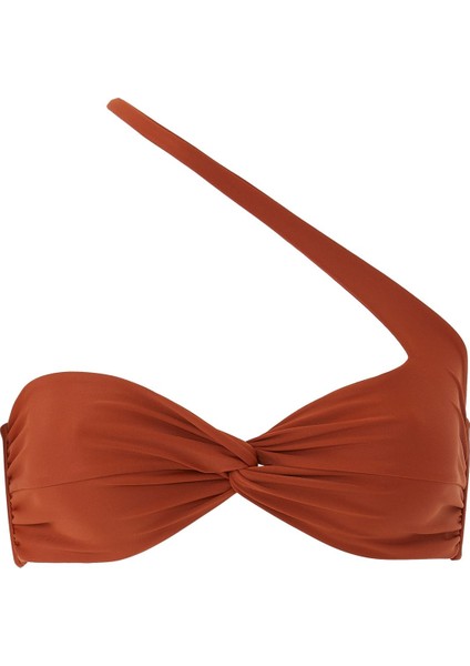 Şık Palm Bikini Üstü - Turuncu