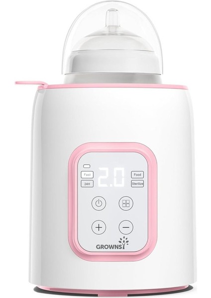 8’i 1 Arada Biberon Isıtıcı ve Sterilizatör, Hızlı Isıtma, Besin Koruma, LCD Ekran