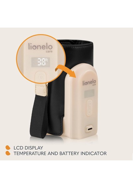 Thermup Go Evo Taşınabilir Biberon Isıtıcı, 38-50°c Arası 5 Sıcaklık Seçeneği, Usb-C Şarj, LCD Ekran