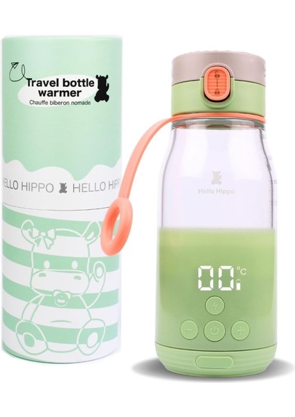 Nomade Taşınabilir Kablosuz USB Biberon Isıtıcı, 300 Ml, Ayarlanabilir Isı