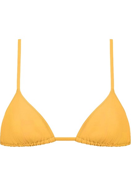 Üçgen Bikini Üstü - Sarı