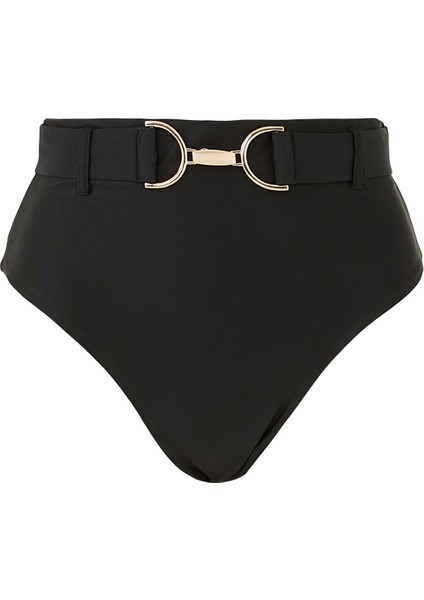 Yüksek Bel Bikini Altı - Siyah