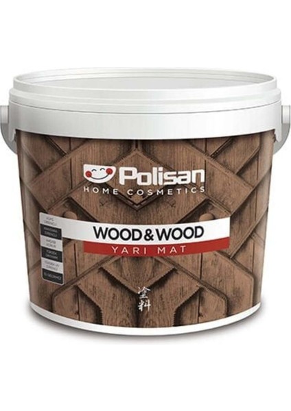Politex Wood&wood Anti Aging Ahşap Verniği Yarı Mat Su Bazlı - Bambu