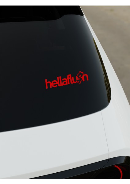 Hella Flush Araba Cam Sticker