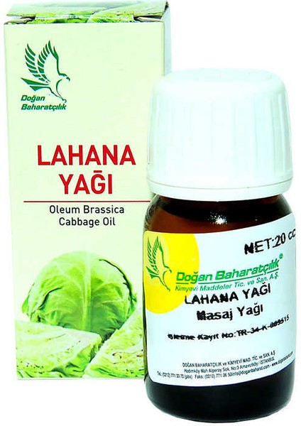 Lahana Yağı 20 cc fiyatları
