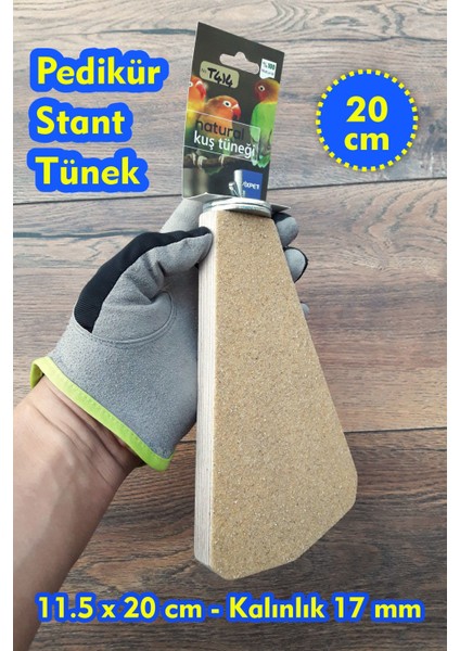 Venty Kumlu Papağan Stant Tüneği 20 cm - Pedikür Tünek | Jako, Amazon, Alexander, Eklektus, Sultan, Monk, Lori, Konur - T414