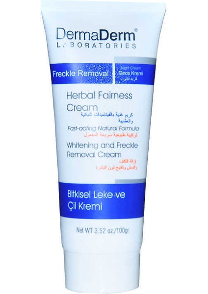 Leke Giderici Cilt Beyazlatıcı Gece Kremi 100 gr