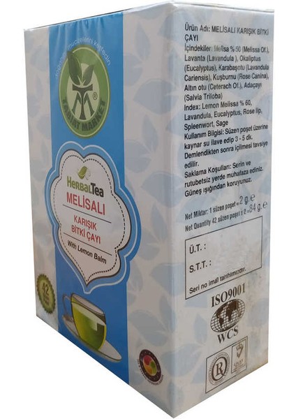 Melisalı Karışık Bitki Çayı 42 Süzen Poşet
