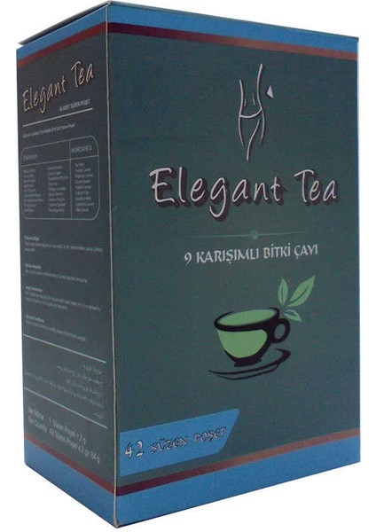 Elegant Tea 9lu Form Bitkisel Çay 42 Süzen Poşet