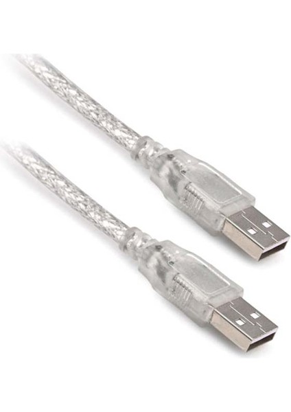 OEM USB Erkek-Erkek Şeffaf Kablo 5 Metre Powermaster