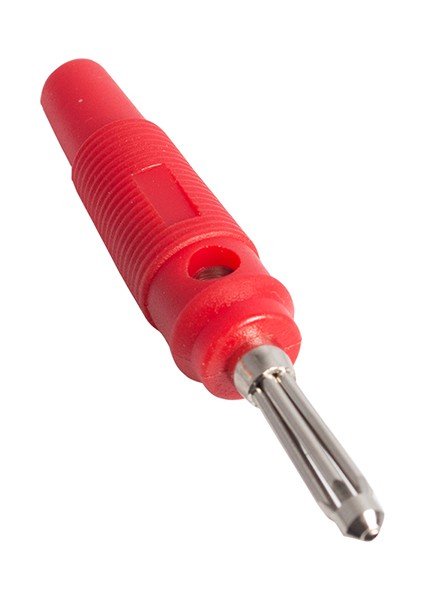 OEM Banan Fiş Kırmızı Silikonlu Jack (IC-238B)